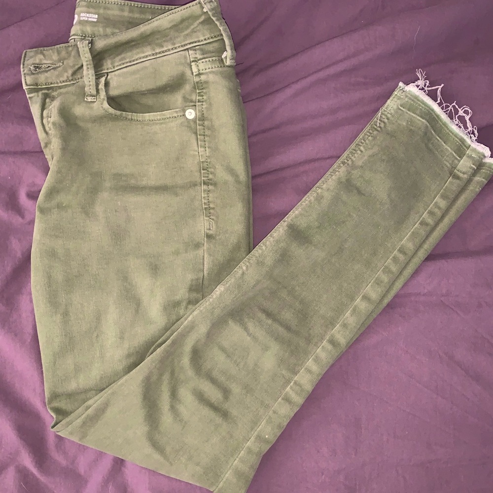 //fringe jeans//